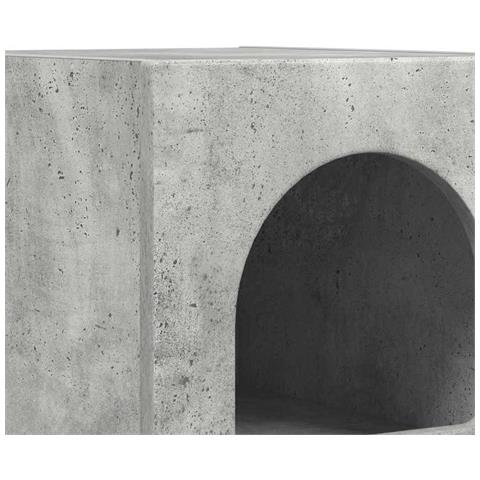 Comodino 2 pcs Grigio cemento 29,5 x 33,5 x 50 cm - Foto 9