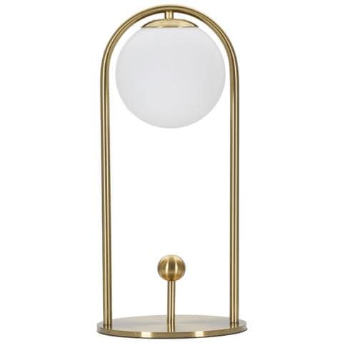 Lampada Da Tavolo Vkh148-oro-metallo-21x21x47 Cm - Foto 1