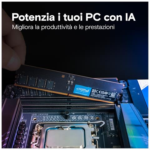 CT32G64C52CU5 memoria 32 GB 1 x 32 GB DDR5 6400 MT /s 288-pin DIMM - Foto 6