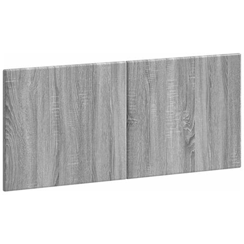 Testiera da Muro BREDA Sonoma grigio Legno ingegnerizzato - Foto 1