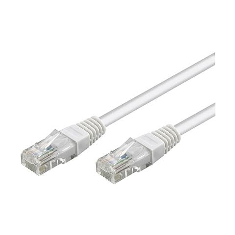 ICOC CCA5U-100-WH - Cavo di rete Patch CCA Cat. 5e Bianco UTP 10 mt - Foto 1