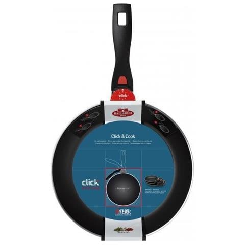 Padella 1 Manico in Alluminio Antiaderente Diametro 24 cm - Linea Click & Cook - Foto 3