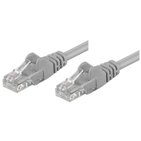 ICOC CCA5U-010EG - Cavo di rete Patch CCA Cat. 5e Grigio UTP 1m Bulk - Foto 1