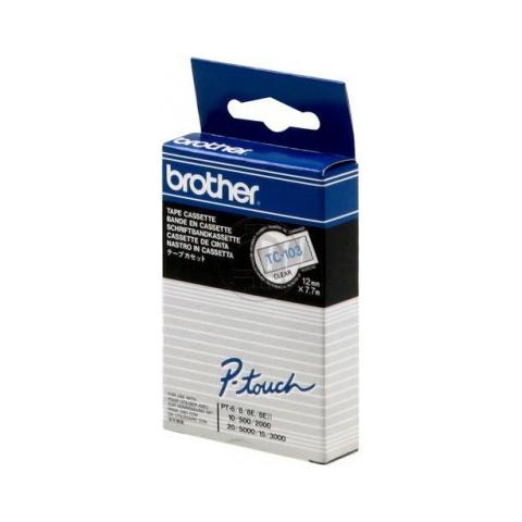 Nastro serie TC da 12 mm Trasparente / Blu - Foto 1