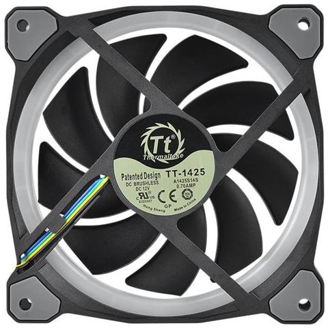 Ventola di Raffreddamento Riing Plus RGB 140 mm - Confezione da 3 pezzi - Foto 2