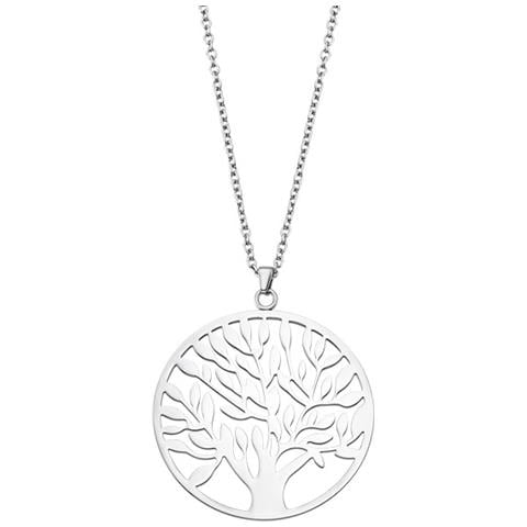 Collana Donna Lotus Style Rainbow In Acciaio Pendente Albero Ls1869-1/1 - Foto 2