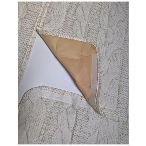 Copridivano Trapuntato Per Divani Con Penisola In Tinta Unita Colore Blu Notte 240-245 Cm Blu Notte - Foto 10