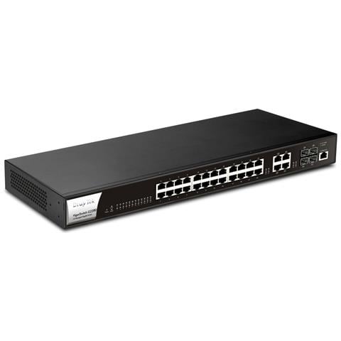 VigorSwitch G2280 Gestito L2 Gigabit Ethernet (10/100/1000) Supporto Power over Ethernet (PoE) Nero - Foto 2