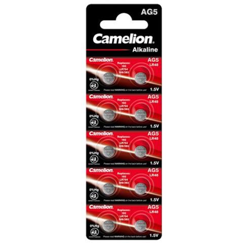Batteria Camelion Alkaline Ag5 0% Mercurio/hg (10 Pz.) - Foto 2