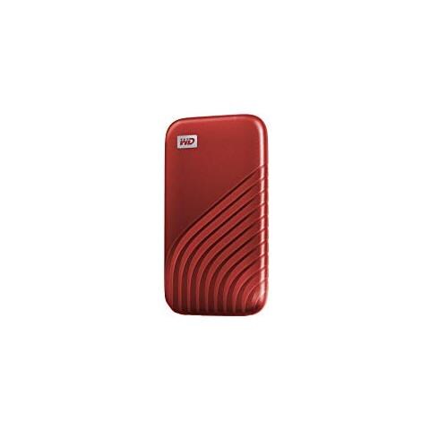 WD 2TB My Passport SSD portatile con tecnologia NVMe, USB-C, fino a 1.050 MB / s in lettura, fino a 1000MB / s in scrittura, Rosso - Foto 1