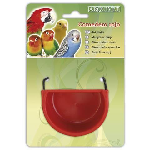 Mangiatoia Rossa 7,5x5,5x4 Cm30 Gr - Foto 1