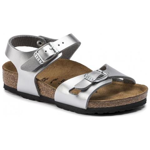 Rio Metallic Silver Sandali Ragazza Eur 32 - Foto 1