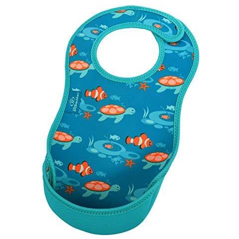 Lo Svezzamento Bavaglino - Ultrabib Alimentazione Del Bambino Bavaglino Con Crumb Catcher Tasca Per Neonati E Bambini Fino Rullo In Neoprene Lavabile (tropical Fish) - Foto 1