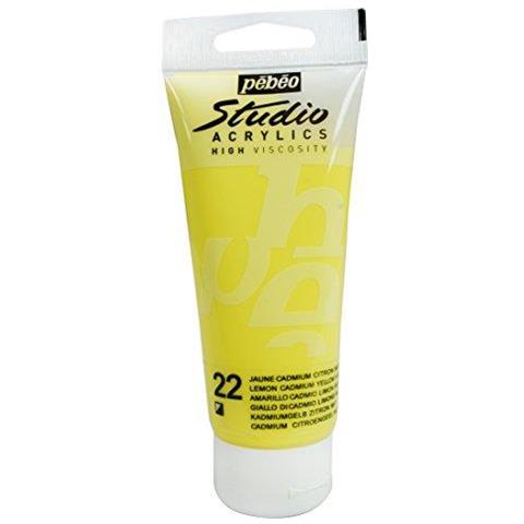100 Ml Studio Vernice Acrilica Limone Giallo Di Cadmio Hue - Foto 1