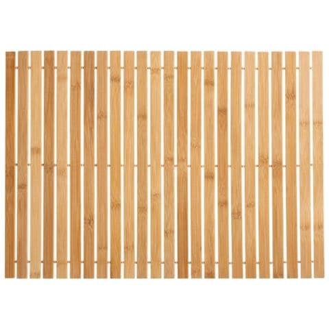 Tappeto Da Bagno In Bamboo Naturale 60x40 Cm - Foto 1