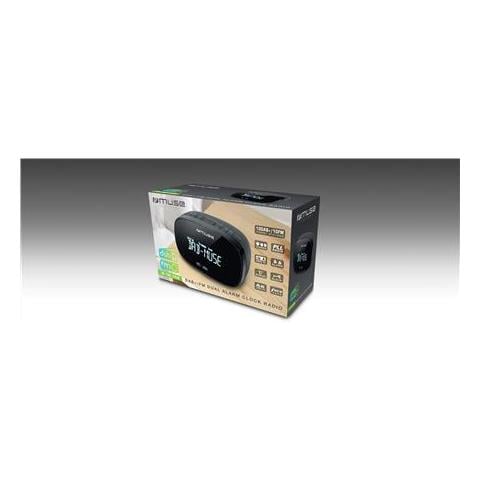 Dab+ / fm Dual Alarm Clock Radio M-150 Cdb Funzione Sveglia, Ingresso Aux, Nero - Foto 2