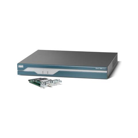Cisco 1841, Ethernet, Fast Ethernet, SNMP, IPSec, GSM, GPRS, UMTS, EDGE, HSDPA, 0 - 40 °C, 10 - 85% - Foto 2