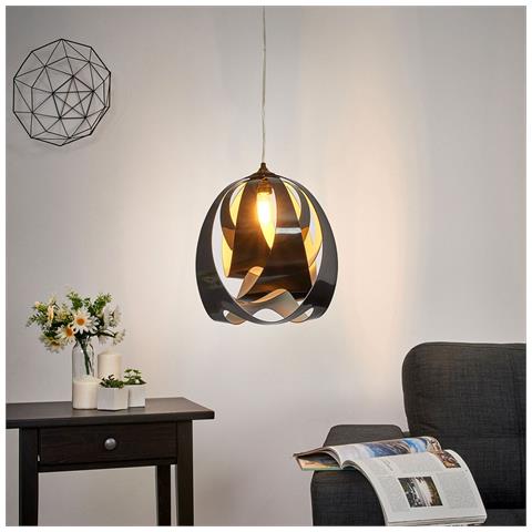 Lampada A Sospensione Goccia Nero 1830xø300 Mm - Foto 1