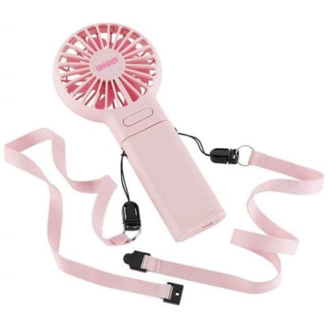 Ventialtore da Collo Handheld con Diametro 78 mm Potenza 2.5 W Colore Rosa - Foto 3