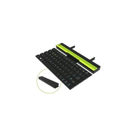 R4-keyblu Tastiera Arrotolabile Bluetooth Multifunzionale R4 Supporto Per Smatrphone / tablet Prodotto Bulk Nero Verde - Foto 3
