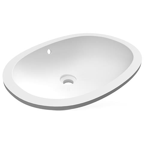 Lavabo Sottopiano Ovale Variant 55x41 Cm Bianco - Foto 1
