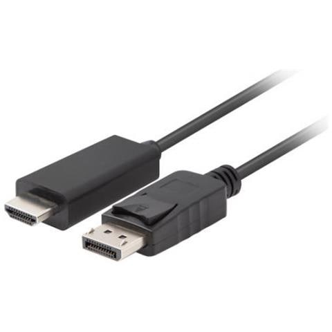 Ca-dphd-11cc-0018-bk Adattatore Per Inversione Del Genere Dei Cavi Displayport Hdmi Nero - Foto 1