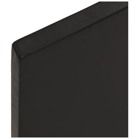 Piano Bagno Marrone Scuro 40x30x2 cm Legno Massello Trattato - Foto 6