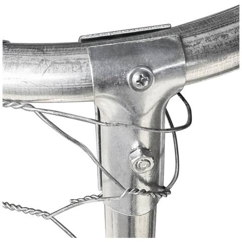 Gabbia per Cani da Esterno con Tetto 200x200x150 cm - Foto 10