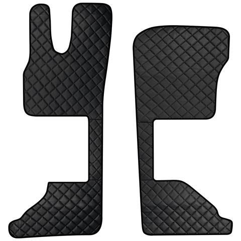 Coppia Tappeti In Skeentex - Nero - Compatibile Per Daf Xg (06/21>) Sedile Pass. Pneumatico - Daf Xg+ (06/21>) Sedile Pass. Pneumatico - Foto 1