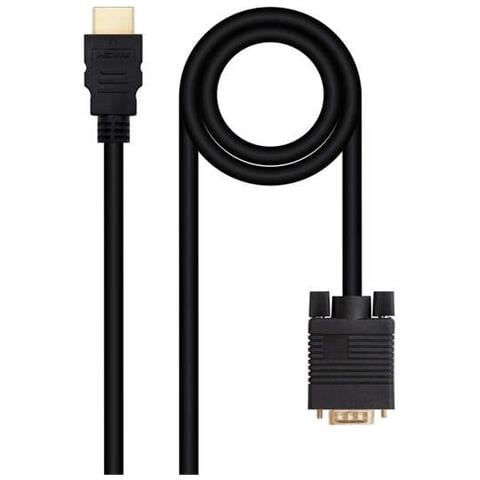 10.15.4348 Cavo E Adattatore Video 1,8 M Hdmi Tipo A (standard) Vga (d-sub) Nero - Foto 5