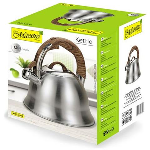 Bollitore Feel Maestro Mr-1320w Argentato Legno 3 L - Foto 2