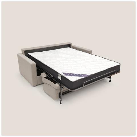 Chris Divano letto matrimoniale in tessuto impermeabile T13 166 cm (mat. 120x197) panna - Foto 2