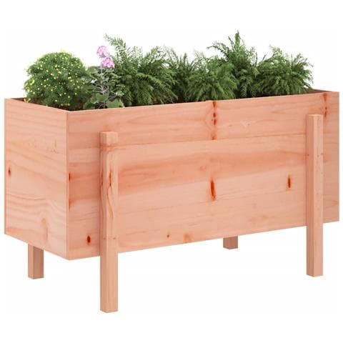 Fioriera Rialzata Giardino 101x50x57 Cm Legno Massello Douglas - Foto 2