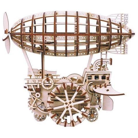 Puzzle In Legno 3d | Mongolfiera Zeppelin - Foto 1