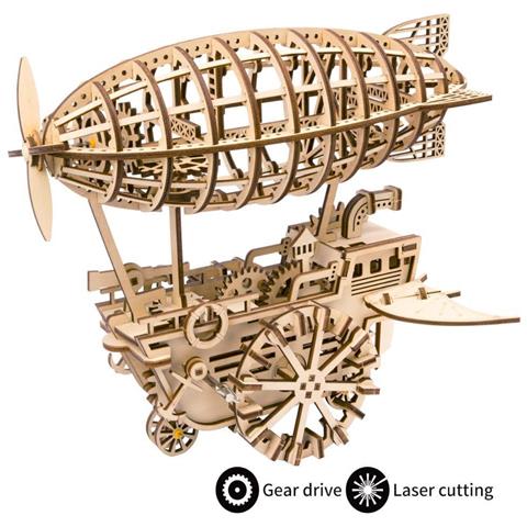 Puzzle In Legno 3d | Mongolfiera Zeppelin - Foto 6