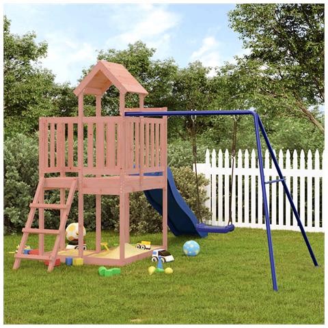 Set Da Gioco Da Esterno In Legno Massello Di Douglas - Foto 2