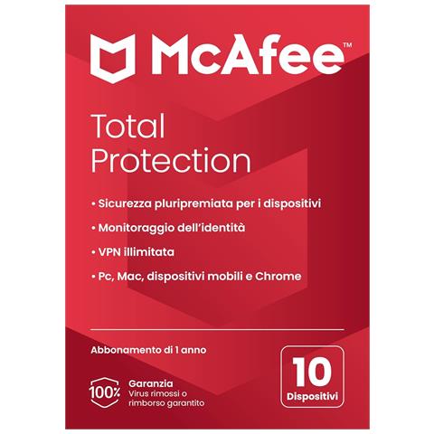Total Protection 10 Dispositivi 1 Anno | Antivirus, Vpn, Gestore Password, Internet Security Pc /mac /ios /android | Codice Di Attivazione Via E-mail - Foto 1