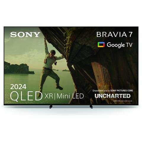 BRAVIA 7 QLED (XR l Mini LED) 85 pollici 4K HDR Google Smart TV (2024) | Gaming menu per PlayStation 5, IMAX Enhanced, Dolby Vision Atmos, Chromecast, AirPlay, 120Hz 85XR70 - Foto 1