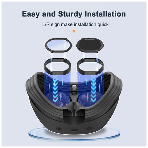 Custodia Protettiva Con Anello Antigraffio Devaso Per Visore Ps Vr2 - Foto 2