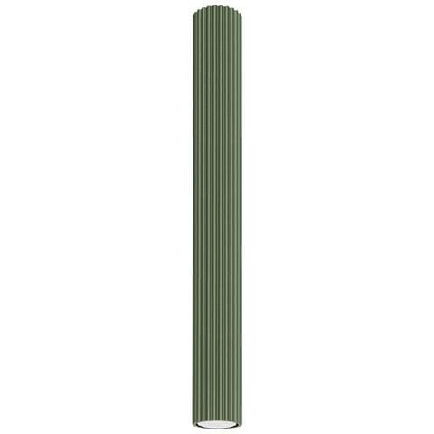 Lampada Da Soffitto Karbon 60 Verde Oliva Sl. 1610 - Minimalista Lampada Da Soffitto Verde Oliva 60x6.5x6.5 Cm - Foto 1