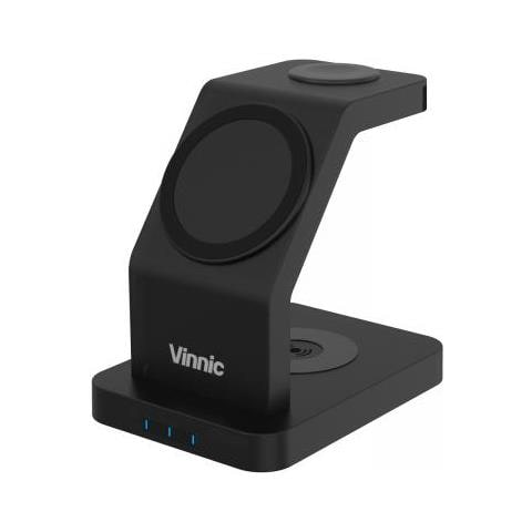 Vinnic Ontake Cuffie, Smartphone, Orologio Intelligente Nero Usb Carica Wireless Interno - Foto 1