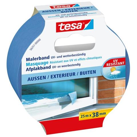 Tesa 56251 Carta Gommata Per Imbianchini Carta Blu 25 M - Foto 1