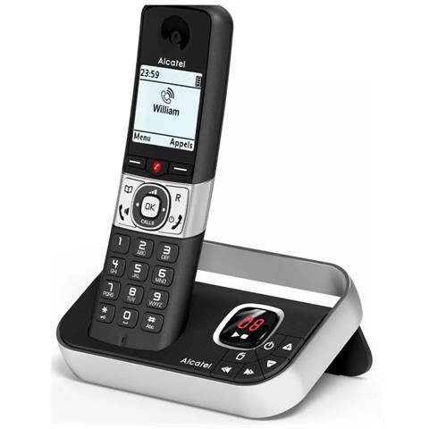 Telefono Cordless Nero Con Segreteria Telefonica - F890voicenoir - Foto 1
