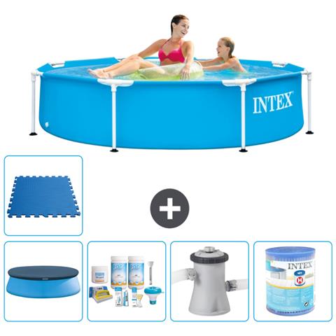 Piscina Fuori Terra - In Giro - 244x51 Cm - Blu - Include Accessori Coordinati A1413 - Foto 1