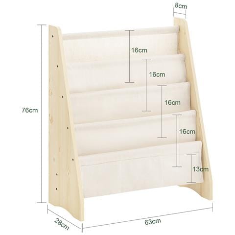 Sobuy Libreria Per Bambini 63x28x76cm Kmb50-n - Foto 2