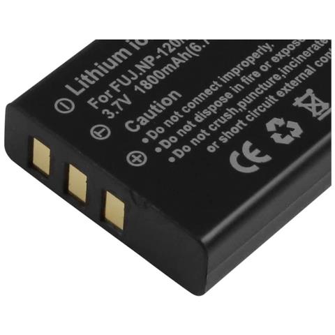 Batteria Per Fotocamera Li-ion 3.7v Compatibile Fujifilm Finepix M603 1800mah - Foto 3