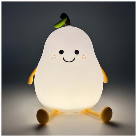 Luce Notturna Per Bambini Serie Pera Beylo Ambiance Dolce E Rilassante, Bianco - Foto 4