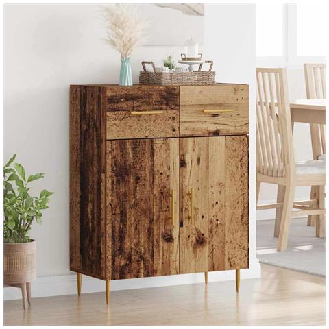 Credenza Legno vecchio 69,5 x 34 x 90 cm Legno multistrato - Foto 2