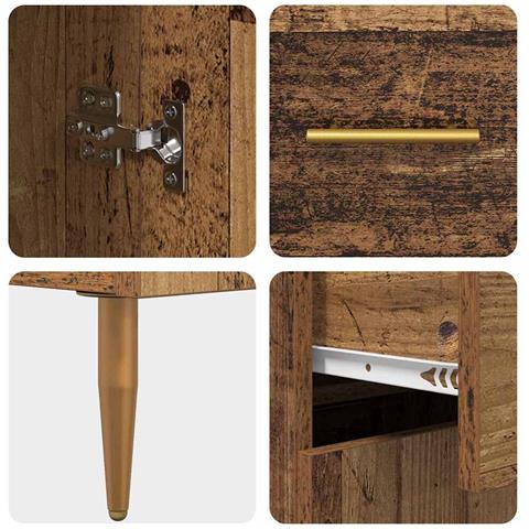 Credenza Legno vecchio 69,5 x 34 x 90 cm Legno multistrato - Foto 9