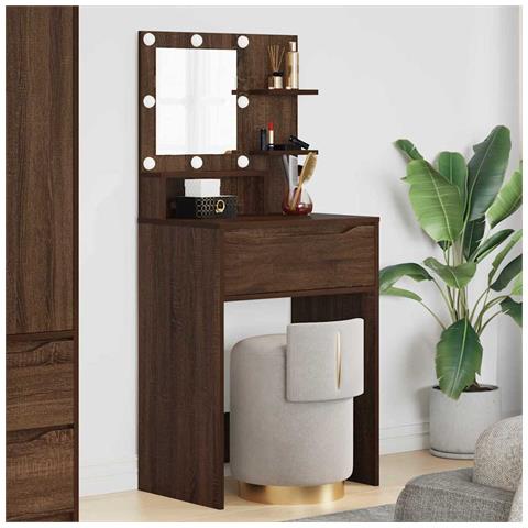 Tavoli da Trucco per Camera da Letto Rovere Marrone - Foto 2